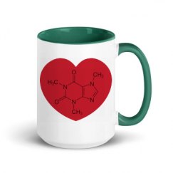 15oz Ceramic Mug with Color Inside