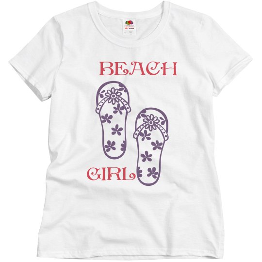 Beach Girl Tee Shirt Beach Girl Tee Shirt