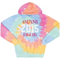 Unisex Tie-Dye Fleece Hoodie