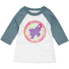 Toddler 3/4 Sleeve Raglan Tee