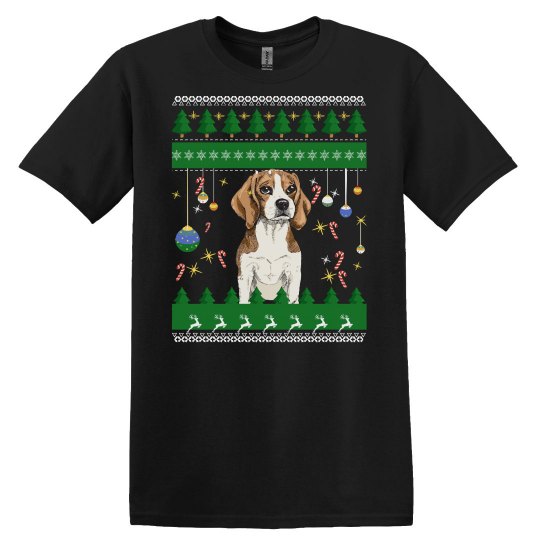 Beagle Cute beagle dog christmas