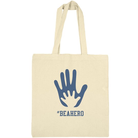 #BeAHero Tote Bag