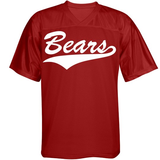 Bears custom name and number sports jersey