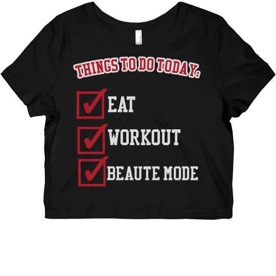 Beaute Crop Tee Beaute Crop Tee