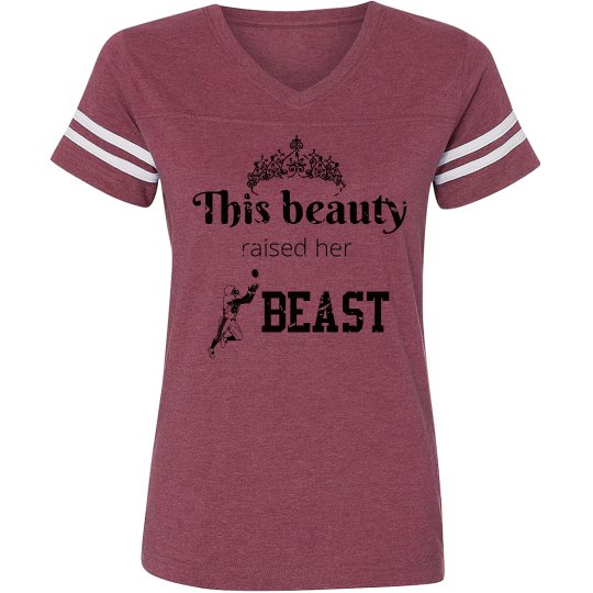 beauty beast football mom