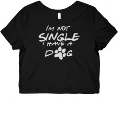 Ladies Slim Fit Crop Top Tee
