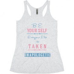 Ladies Slim Fit Super Soft Racerback Triblend Tank