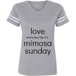 Ladies Relaxed Fit Vintage Sports Tee