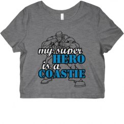 Ladies Slim Fit Crop Top Tee