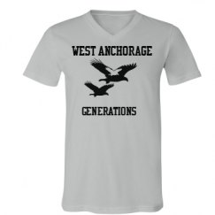 Unisex V-Neck Jersey Tee