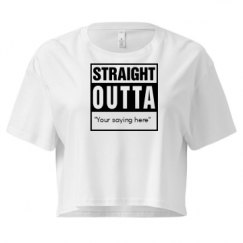 Ladies Festival Cali Crop Top Tee