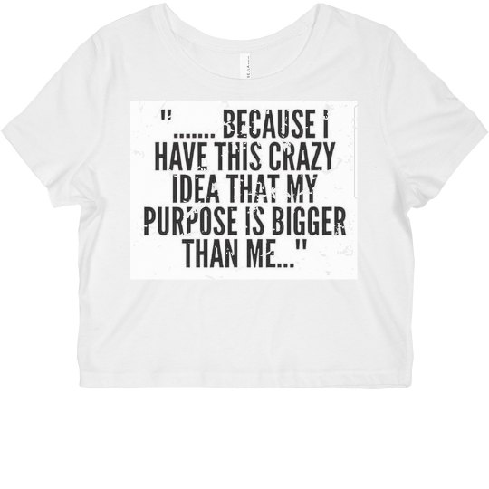 Because i have this crazy idea Because i have this crazy idea