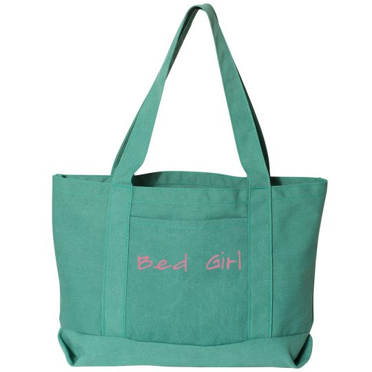 "Bed Girl" Lucy LaRue Large Tote Bag