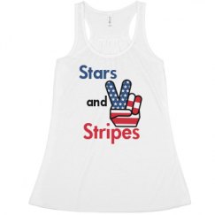 Ladies Flowy Racerback Tank