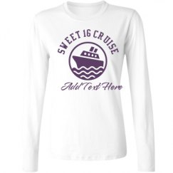 Ladies Relaxed Fit Basic Long Sleeve Tee