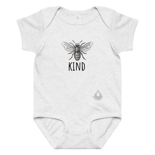 Bee Kind infant onesie