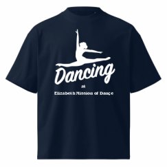 Unisex Organic Oversized High Neck T-Shirt