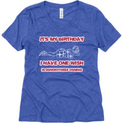 Ladies Relaxed Fit Super Soft Triblend V-Neck Tee