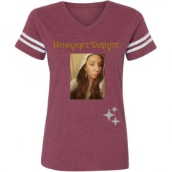 Ladies Relaxed Fit Vintage Sports Tee