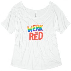 Ladies Flowy Slouchy Tee