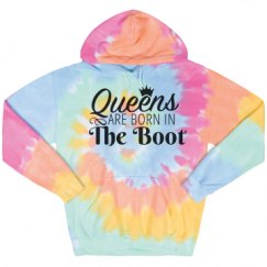 Unisex Tie-Dye Fleece Hoodie