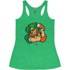 Irish Leprechaun Tank Top