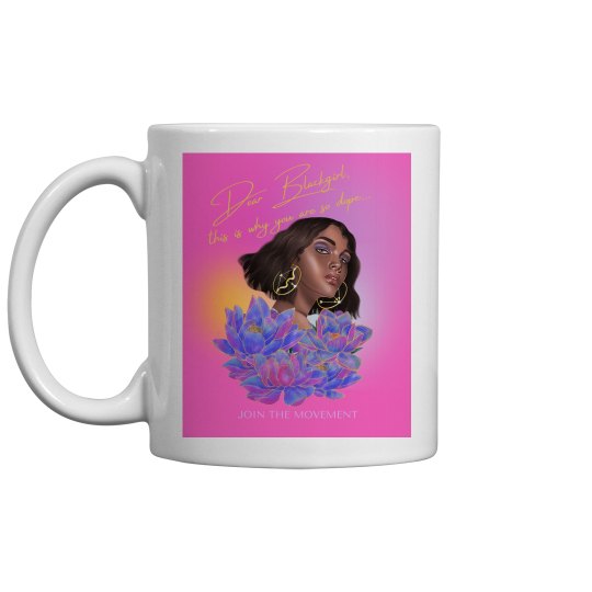 Berry Luxe: Empowering Black Beauty Coffee Mug
