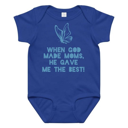 Best Mom onesie Navy