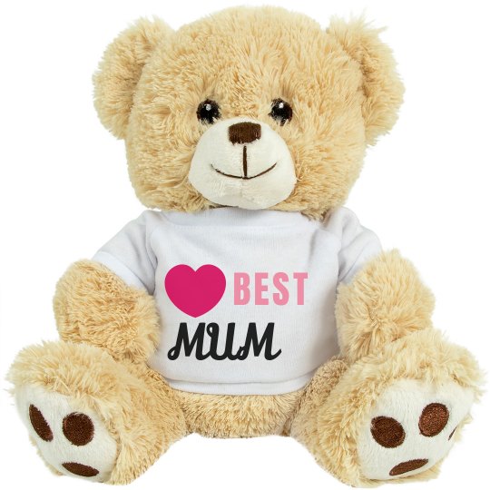 Best Mum Plush Bear