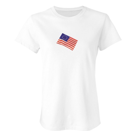 Besty Ross American Flag Tee Shirt Besty Ross American Flag Tee Shirt