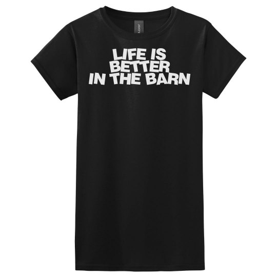 Better in the barn