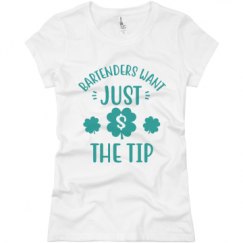 Ladies Slim Fit Basic Promo Jersey Tee