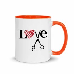 11oz Ceramic Mug with Color Inside