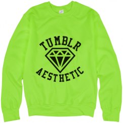 Unisex Neon Crewneck Sweatshirt