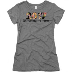 Ladies Slim Fit Super Soft Triblend Tee