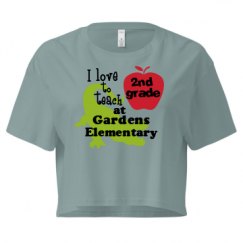 Ladies Festival Cali Crop Top Tee