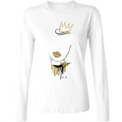 Ladies Relaxed Fit Basic Long Sleeve Tee