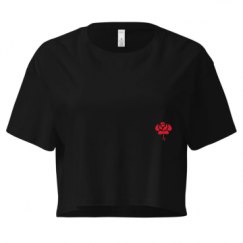 Ladies Festival Cali Crop Top Tee
