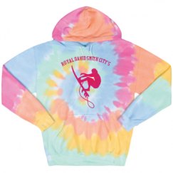 Unisex Tie-Dye Fleece Hoodie