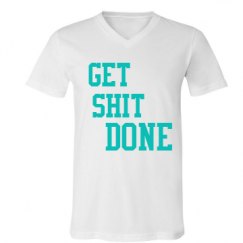 Unisex V-Neck Jersey Tee