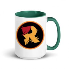 15oz Ceramic Mug with Color Inside