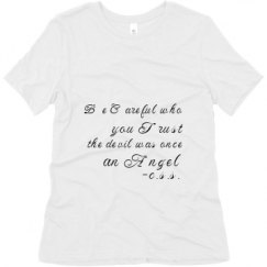 Ladies Relaxed Fit Super Soft Triblend Tee