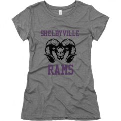 Ladies Slim Fit Super Soft Triblend Tee