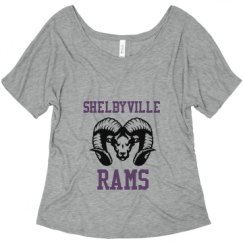 Ladies Flowy Slouchy Tee
