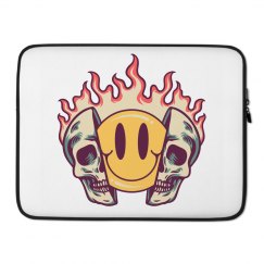 Melted smiles laptop case