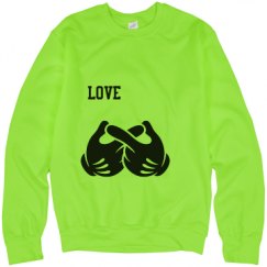 Unisex Neon Crewneck Sweatshirt