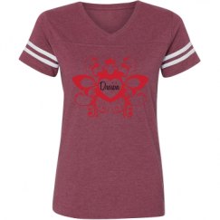 Ladies Relaxed Fit Vintage Sports Tee