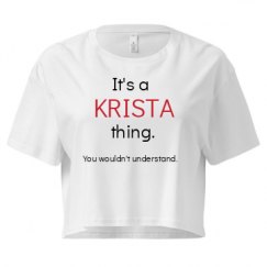 Ladies Festival Cali Crop Top Tee