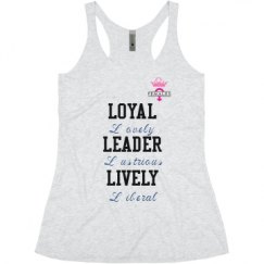 Ladies Slim Fit Super Soft Racerback Triblend Tank