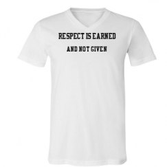 Unisex V-Neck Jersey Tee